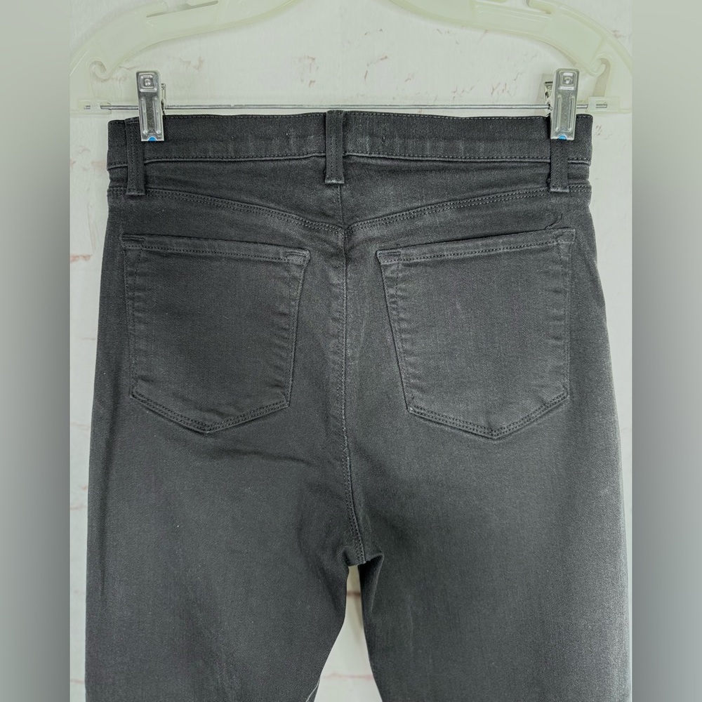 J BRAND Maria High Rise Size 29 Black Straight Denim Jeans 28 Inch Waist - Picture 7 of 16